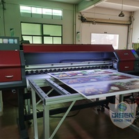 Rouleau plat Disen 2m pour imprimante jet d'encre à solvant écologique avec fonctionnement automatique pour le covering de vinyle et la bande de conduction UV