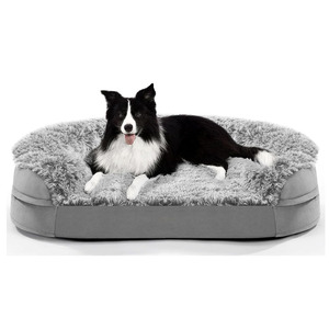 Ortho pä dische Eierschaum-Hunde betten für Hunde Wasserdichte, hoch unterstützende Polster mit leicht zu reinigenden, abnehmbaren, wasch baren Haustier-Schlafs ofas - Product Image 3