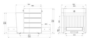 Smiths algılama hi-tarama 5030si 160kg masa üstü x-ray muayene sistemi, tünel açma: 532X330mm