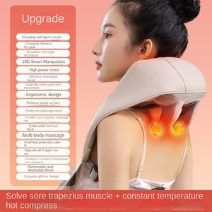 Masajeador Eléctrico Multifuncional Transfronterizo para Cuello y Hombros con Compresión Caliente, Masajeador de Espalda y Músculos Trapeciales - Fabricante - Product Image 6