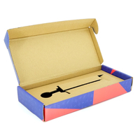 Caja de Envío Plegable Reciclable para Comercio Minorista, Embalaje de Papel, Impresión de Logotipo Personalizado Duradero
