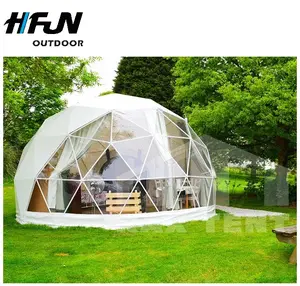 防水小型 3 米花园 Igloo Geodesic 圆顶做帐篷