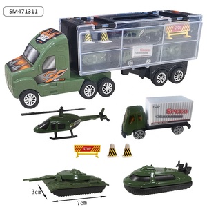 Samtoy-camión contenedor <span class=keywords><strong>de</strong></span> Metal fundido a presión para niños, camión <span class=keywords><strong>de</strong></span> juguete para niños, escala 1:35, 8 unidades - Product Image 4