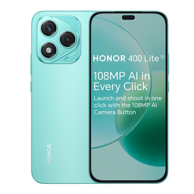 Brand New Original HONOR 400 Lite Mobile Phones 5G Smartphone 8GB+256GB 108MP Camera Smart Phone 6.7" AMOLED Display Android 15