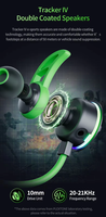 Écouteurs de jeu avec microphone détachable ENC, intra-auriculaires, filaires, type-C, interface 3,5 mm, métal, ajustement personnalisé, basses puissantes