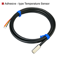 Capteur de Température DS18B20-2 Étanche IP67 1 Wire Sonde Plate Adhésive Câble RVVP Capteur de Température