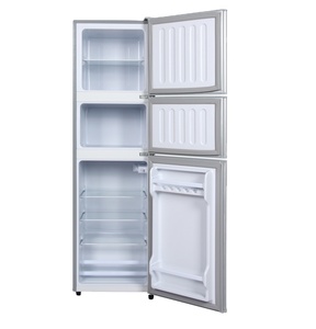 <span class=keywords><strong>Réfrigérateur</strong></span> <span class=keywords><strong>combiné</strong></span> à <span class=keywords><strong>portes</strong></span> en acier inoxydable VCM de grande capacité de 158L pour la maison ou l'hôtel - Product Image 3