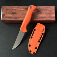 Couteau de poche tactique à lame fixe pour le camping en plein air, avec poignée antidérapante et étui, personnalisable