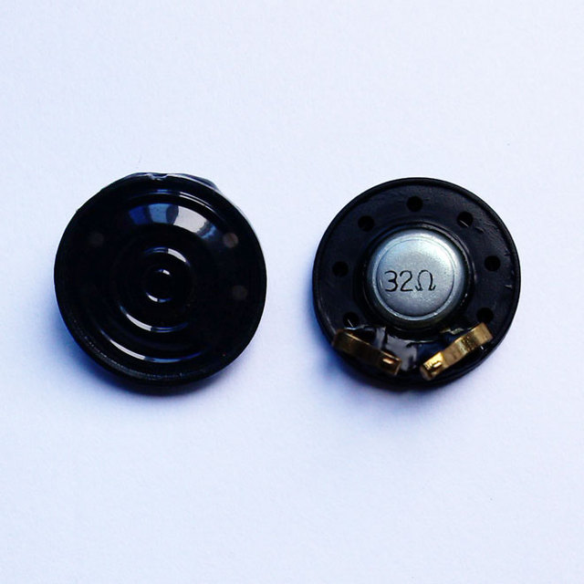 FCE F20P25H(GP) 20mm 32 Ohm 0.1W Miniature Speaker with Small Compact Size for IP Phone or Telecom