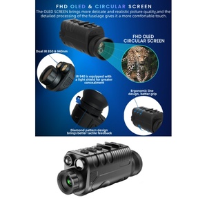 Binoculares de Visión Nocturna Digitales Recargables con Video y Foto HD 4K, Monocular Táctico Portátil y Visión Nocturna Recargable NVG07 - Product Image 6