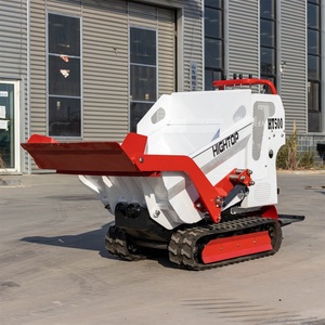 Produits les plus vendus : Mini-dumper chenillé 500 kg avec basculement hydraulique, moteur essence EPA/Euro 5, pneus en caoutchouc - Product Image 3