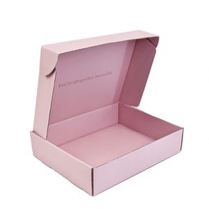 Custom Logo Pink <b>Gift</b> Boxes for Packaging, for Posting Mailing Small Business, , Corrugated Cardboard Mailing <b>Box</b>,Shipping Boxes - Product Image 1
