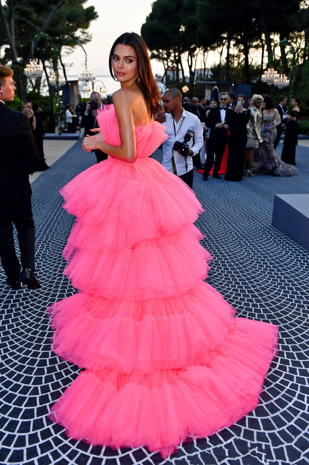 Strapless Cake Dress - Unique Prom Dress with Pastry Detail