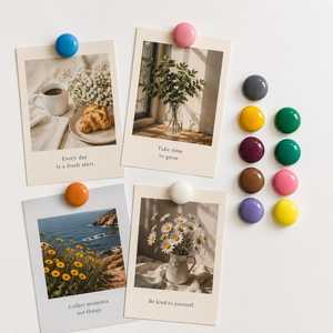 OEM ODM Bulk Production Durable Colorful Organic Resin Magnets Decorative Magnet <b>Sticker</b> for Office <b>Kitchen</b> Memo Board Decor - Product Image 2