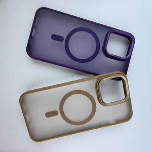 Funda para iPhone 16 Pro Max, textura metálica con diamantes y tacto mate, funda anticaídas de cobertura total. - Product Image 1