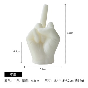 Bougies parfumées fantaisie en gros, bougies en cire de soja personnalisées en forme de doigt, coffret cadeau, décoration maison et mariage, bougies aromatiques élégantes - Product Image 5