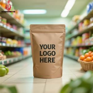 Stand-Up Zipper Packaging Bags <b>Reusable</b> & <b>Heat</b> Sealable Doypack Food Storage Pouches Plastic Bag Product Category - Product Image 1