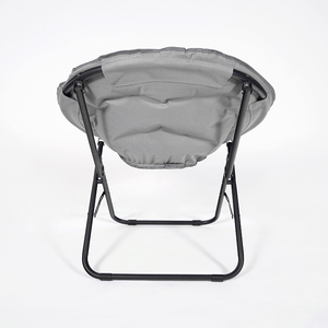 Haute qualité <span class=keywords><strong>gris</strong></span> paresseux canapé chaises fausse fourrure salon pliable <span class=keywords><strong>daim</strong></span> velours rond confortable soucoupe lune <span class=keywords><strong>chaise</strong></span> pour chambre - Product Image 5