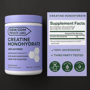 Creatina Micronizada con Sabor a Frambuesa y Limón, Personalización Privada OEM, Suplemento Energético 100% Puro para Adultos - Product Image 3