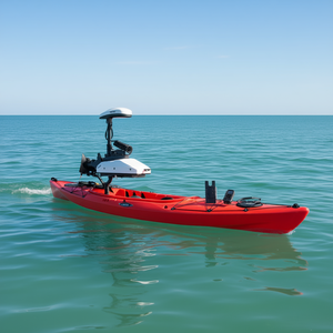 Moteur électrique de pêche Vevor 36 pouces 500W 12V GPS 10 vitesses, montage sur le bec de l'embarcation, pour kayaks en eau salée - Product Image 2