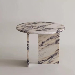 Couchtisch aus Marmor im Nordisch-Modernen Stil mit Eleganter Formgebung - Product Image 1