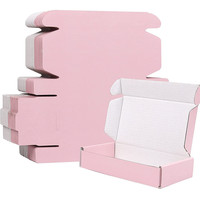 Boîte d'expédition en carton ondulé coloré, écologique, en matériaux recyclés, avec logo personnalisé, faible MOQ, couleur personnalisée, emballage pour chaussettes en fourrure, boîte cadeau