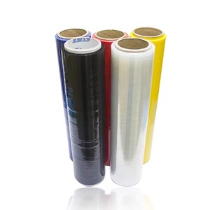 Película Estirable Transparente para Envolver Palés, Película de Polietileno Plástica, Película Estirable de Polietileno Lineal de Baja Densidad (LLDPE) para Palés, Precio de Fábrica - Product Image 3