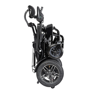 Solución de Movilidad KSM-601MR, Silla de Ruedas Eléctrica Motorizada con Reclinación Manual y Reposacabezas Confortable, Equipo para Discapacitados - Product Image 4