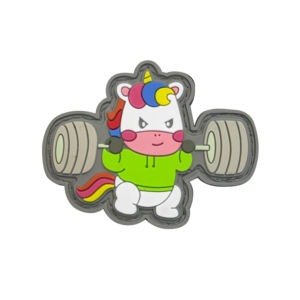 Badge uniforme en PVC lavable, fabriqué sur mesure en usine, en caoutchouc souple 2D, silicone, polychlorure de vinyle - Product Image 3