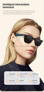 Nouvelles Lunettes Intelligentes AI Noires Anti-Lumière Bleue et Solaires avec Support d'Appels Téléphoniques et de Musique - Product Image 4
