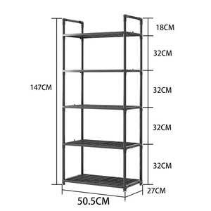 Étagère de <span class=keywords><strong>cuisine</strong></span> personnalisée sol à plancher multicouche four à micro-ondes étagère de rangement multifonctionnelle pour la maison étagère de rangement pour pots - Product Image 5