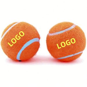 Pelota de Tenis Promocional Barata al por Mayor con Logotipo Personalizado, Pelota de Tenis Profesional de Caucho Natural - Product Image 1