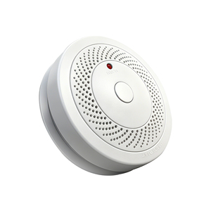 Rilevatore <span class=keywords><strong>di</strong></span> <span class=keywords><strong>Fumo</strong></span> Fotoelettrico Indipendente con Batteria 9V e Indicatore LED per Protezione <span class=keywords><strong>Antincendio</strong></span> - Product Image 1