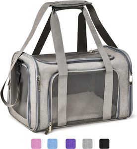 Sac de transport pour animaux de compagnie, vente chaude, haute qualité, durable, extensible, approuvé par les compagnies aériennes, sac pour chat, cage de transport pour animaux de compagnie pour les voyages - Product Image 1