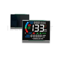 Écran LCD Mono VA Transmissif Négatif 80x60x2.9 Conçu sur Mesure, Connecteur à Broches 1/4, Angle de Vision 6/12 Heures, Température de Fonctionnement
