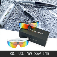 Lunettes de cyclisme 2026 SANVNET SNT STRIDE avec caméra anti-tremblement 8MP, étanches IPX-6, contrôle tactile, chargement magnétique Type-C et commande vocale