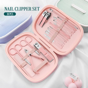 Gift Manicure <b>Set</b> 8pcs 14pcs 18pcs <b>Set</b> <b>Nail</b> Clipper Scissors Metal Personal Care Tools Travel Portable Manicure <b>Set</b> - Product Image 4