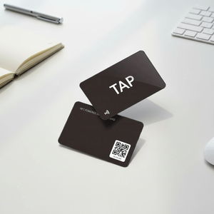 Carte de visite professionnelle personnalisée TapFive NFC en PVC étanche pour hôtel, avec <span class=keywords><strong>code</strong></span> <span class=keywords><strong>QR</strong></span> ISO, paiement sans contact <span class=keywords><strong>RFID</strong></span> NTAG213 13,56 MHz et réseaux sociaux - Product Image 1