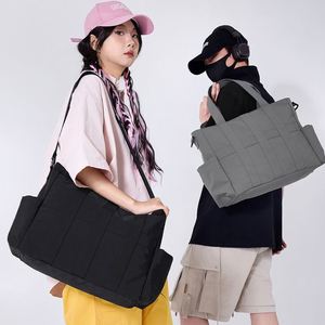 <b>Custom</b> Logo Unisex Tote Bags Shopping Handbag Men Women Nylon Outdoor Travel Sports Cross Body Shoulder Bag - Product Image 5