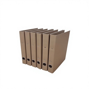 Porte-documents <span class=keywords><strong>suspendu</strong></span> en papier <span class=keywords><strong>kraft</strong></span> personnalisé avec clip à ressort métallique pour documents professionnels - Product Image 1