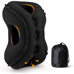 Uçak ve ev uyku rahat dinlenme için 3-in-1 çok fonksiyonlu şişme seyahat yastığı Set boyun baş çene desteği - Product Image 1