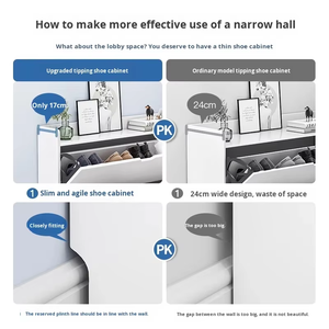 Ultra-thin Flipping-door <strong>Shoe</strong> Cabinet, New 2025 Best-selling Model, Minimalist Modern Home Storage With Large Capacity <strong>Shoe</strong> Rack - Product Image 5