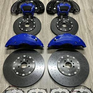 Nouveau kit d'étriers de frein surdimensionnés pour voiture, 10 pistons, système de freinage de course 10N, 400-440MM pour Porsche 911 718 AUDI <span class=keywords><strong>RS7</strong></span> A8 <span class=keywords><strong>GOLF</strong></span> Tesla - Product Image 6