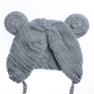 Muñecas de punto personalizadas, juguete de felpa, gorrito de bebé recién <span class=keywords><strong>nacido</strong></span>, <span class=keywords><strong>gorro</strong></span> de oso de ganchillo - Product Image 4