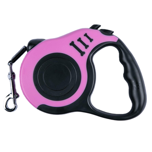 Laisse pour chien en nylon en gros, réglable et mains libres, couleur unie, durable et tendance avec un style moderne - Product Image 1