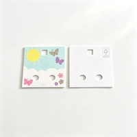 Carte de présentation fantaisie personnalisée, colorée, écologique, recyclable et durable, imprimée avec motif de papillon de dessin animé, avec logo personnalisé pour les cheveux