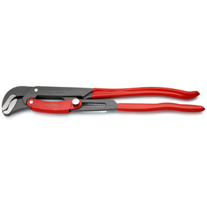 ประแจจับท่อ KNIPEX 83 61 020 พร้อมปากคีบแบบตัว S และระบบปรับเร็ว เคลือบพลาสติกสีเทาเคลือบด้วยผงสี - Product Image 1