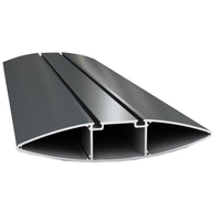 Store de fenêtre en aluminium avec profil, commutateur de volets coulissant, profil en aluminium