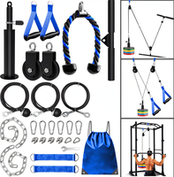 Système de poulie à câble réglable SERTT 330 lb pour entraînement des bras à domicile - Accessoires de gym pour triceps/biceps et tirage LAT