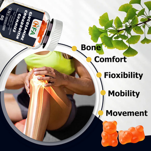 OEM ODM Adult Natural Glucosamine Chondroitin Gummies Glucosamine Sulfate Chondroitin Sulfate Sodium Supports Joint Function - Product Image 3